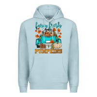Blue Mist farm fresh pumpkins Premium Hoodie - HRA Design Shop