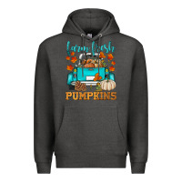 Charcoal Heather farm fresh pumpkins Premium Hoodie - HRA Design Shop