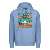 Colony Blue farm fresh pumpkins Premium Hoodie - HRA Design Shop