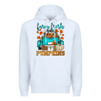 White farm fresh pumpkins Premium Hoodie - HRA Design Shop