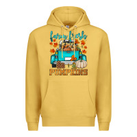 Antique Gold farm fresh pumpkins Premium Hoodie - HRA Design Shop