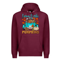 Burgundy farm fresh pumpkins Premium Hoodie - HRA Design Shop