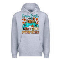 Heather Grey farm fresh pumpkins Premium Hoodie - HRA Design Shop