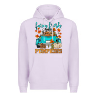 Lilac farm fresh pumpkins Premium Hoodie - HRA Design Shop