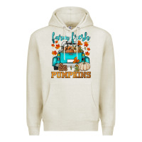 Oatmeal Heather farm fresh pumpkins Premium Hoodie - HRA Design Shop
