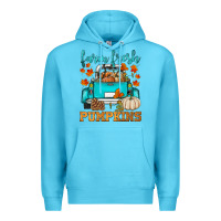 Ocean Blue farm fresh pumpkins Premium Hoodie - HRA Design Shop