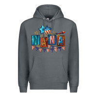 Rock American Nana 4th of july Premium Hoodie - CowGirlArtShop