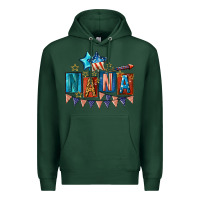 Sports Green American Nana 4th of july Premium Hoodie - CowGirlArtShop