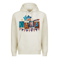 Oatmeal Heather American Nana 4th of july Premium Hoodie - CowGirlArtShop