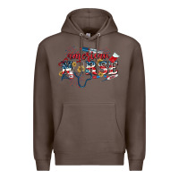 Coffee American Nurse 4th of July Premium Hoodie - CowGirlArtShop