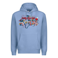 Colony Blue American Nurse 4th of July Premium Hoodie - CowGirlArtShop