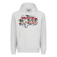 Dove Grey American Nurse 4th of July Premium Hoodie - CowGirlArtShop