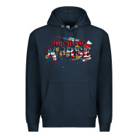 Navy American Nurse 4th of July Premium Hoodie - CowGirlArtShop