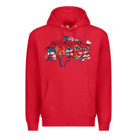 Red American Nurse 4th of July Premium Hoodie - CowGirlArtShop