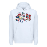 White American Nurse 4th of July Premium Hoodie - CowGirlArtShop