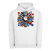 American Flag Sunflower Urban Hoodie | Teevron
