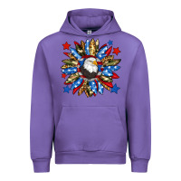 Tulip American flag sunflower Urban Hoodie - Neo Western