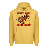 Antique Gold crawfish who's your craw daddy Premium Hoodie - FaDigitalArtStudio