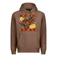 Chestnut crawfish who's your craw daddy Premium Hoodie - FaDigitalArtStudio