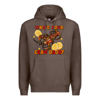 Coffee crawfish who's your craw daddy Premium Hoodie - FaDigitalArtStudio