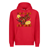 Red crawfish who's your craw daddy Premium Hoodie - FaDigitalArtStudio