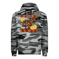 Slate Camo crawfish who's your craw daddy Premium Hoodie - FaDigitalArtStudio