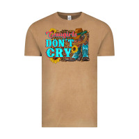 Vintage Camel cowgirls don't crty boots hat sunflowers Vintage Tee - Artiststas