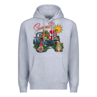 Heather Grey summer Premium Hoodie - SublimationCraftShop