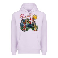 Lilac summer Premium Hoodie - SublimationCraftShop