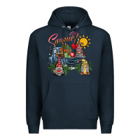 Navy summer Premium Hoodie - SublimationCraftShop