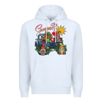 White summer Premium Hoodie - SublimationCraftShop