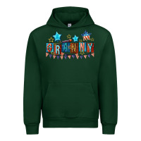 Forest Green American Granny 4th of july Urban Hoodie - CowGirlArtShop