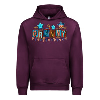Mauve Wine American Granny 4th of july Urban Hoodie - CowGirlArtShop