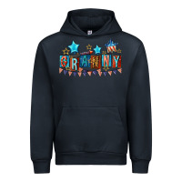 Navy American Granny 4th of july Urban Hoodie - CowGirlArtShop