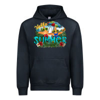 Navy hello summer Urban Hoodie - SublimationCraftShop