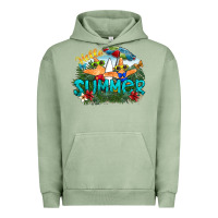 Pigment Oil Green hello summer Urban Hoodie - SublimationCraftShop