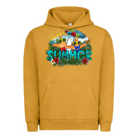 Pigment Peanut Butter hello summer Urban Hoodie - SublimationCraftShop