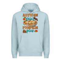 Blue Mist autumn skies pumpkin pies Premium Hoodie - HRA Design Shop
