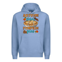 Colony Blue autumn skies pumpkin pies Premium Hoodie - HRA Design Shop