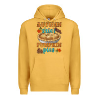 Mustard autumn skies pumpkin pies Premium Hoodie - HRA Design Shop