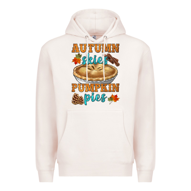 Autumn Skies Pumpkin Pies Premium Hoodie by HRA Design Shop | Teevron