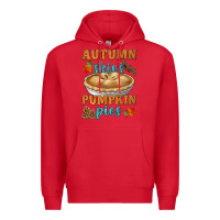 Red autumn skies pumpkin pies Premium Hoodie - HRA Design Shop