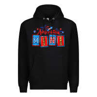 Black American mini Premium Hoodie - Neo Western