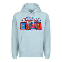 Blue Mist American mini Premium Hoodie - Neo Western