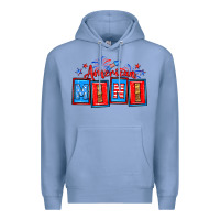 Colony Blue American mini Premium Hoodie - Neo Western