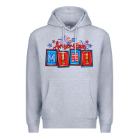 Heather Grey American mini Premium Hoodie - Neo Western