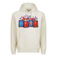 Oatmeal Heather American mini Premium Hoodie - Neo Western