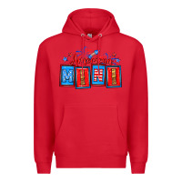Red American mini Premium Hoodie - Neo Western