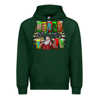 Forest Green merry christmas yall Urban Hoodie - CowhideDigitalArt