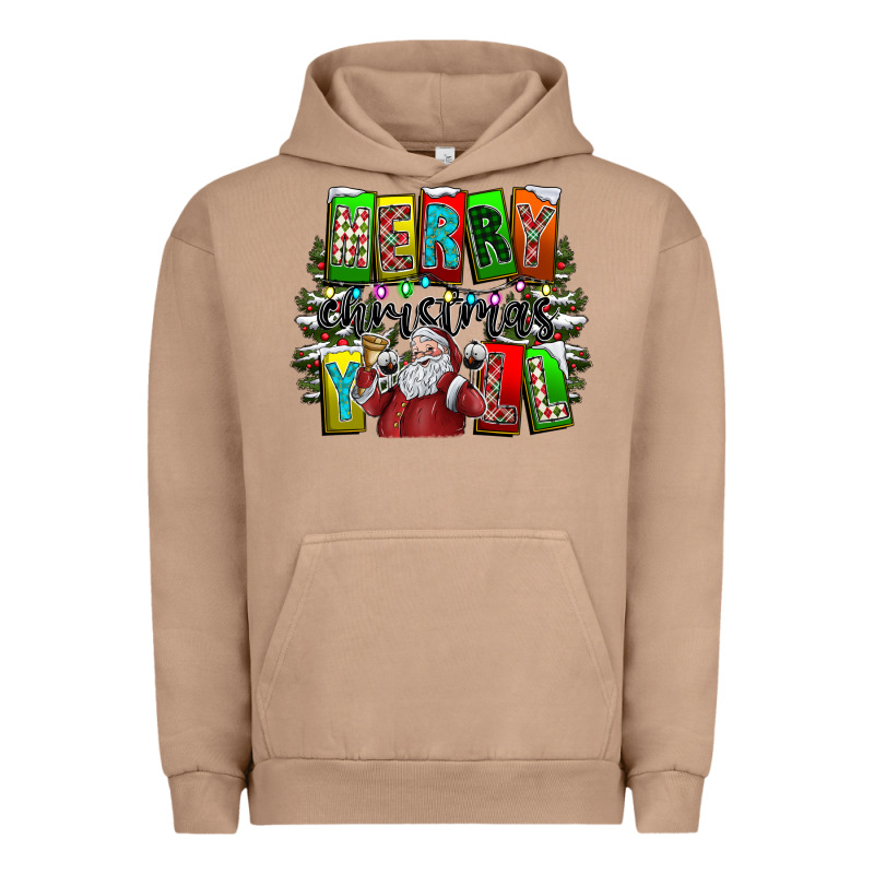 Merry Christmas Yall Urban Hoodie by CowhideDigitalArt | Teevron